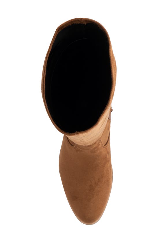 New York And Company Ruby Tall Boot In Cognac