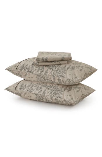 Woven & Weft Lodge Print Sheet Set In Bear Mountain