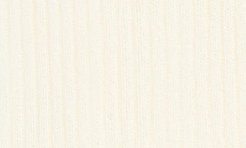 Nordstrom Sparkle Sheer Rib Knee Socks In Ivory Egret