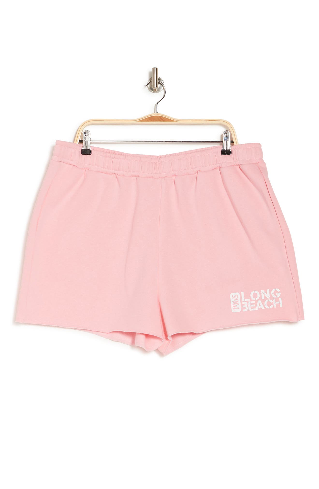 Abound Graphic Print Knit Shorts In Pink Candy Long Beach