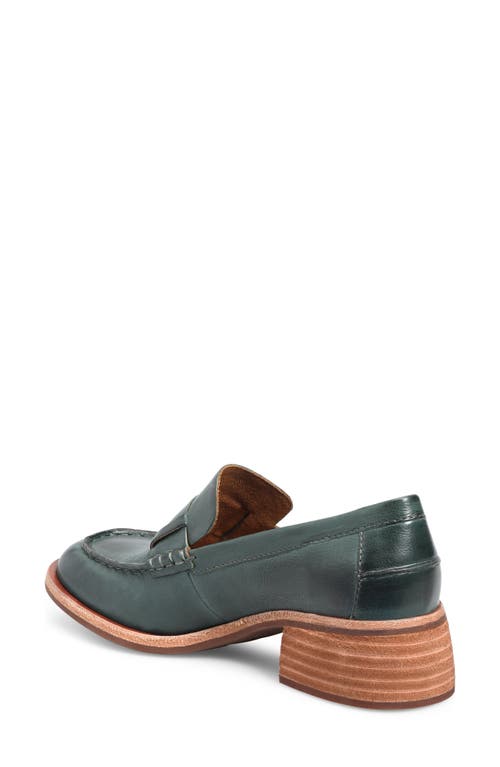 Kork-ease Women's Kya Loafer In Dark Green Pine In Green Leather