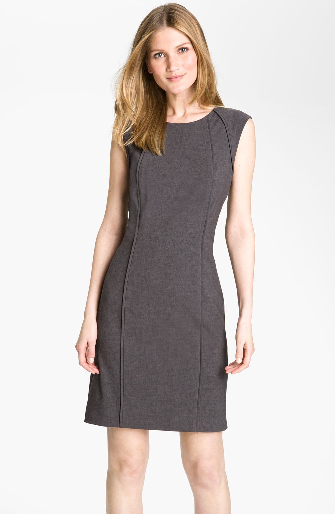 Tahari by Arthur S. Levine Cap Sleeve Woven Sheath Dress Nordstrom