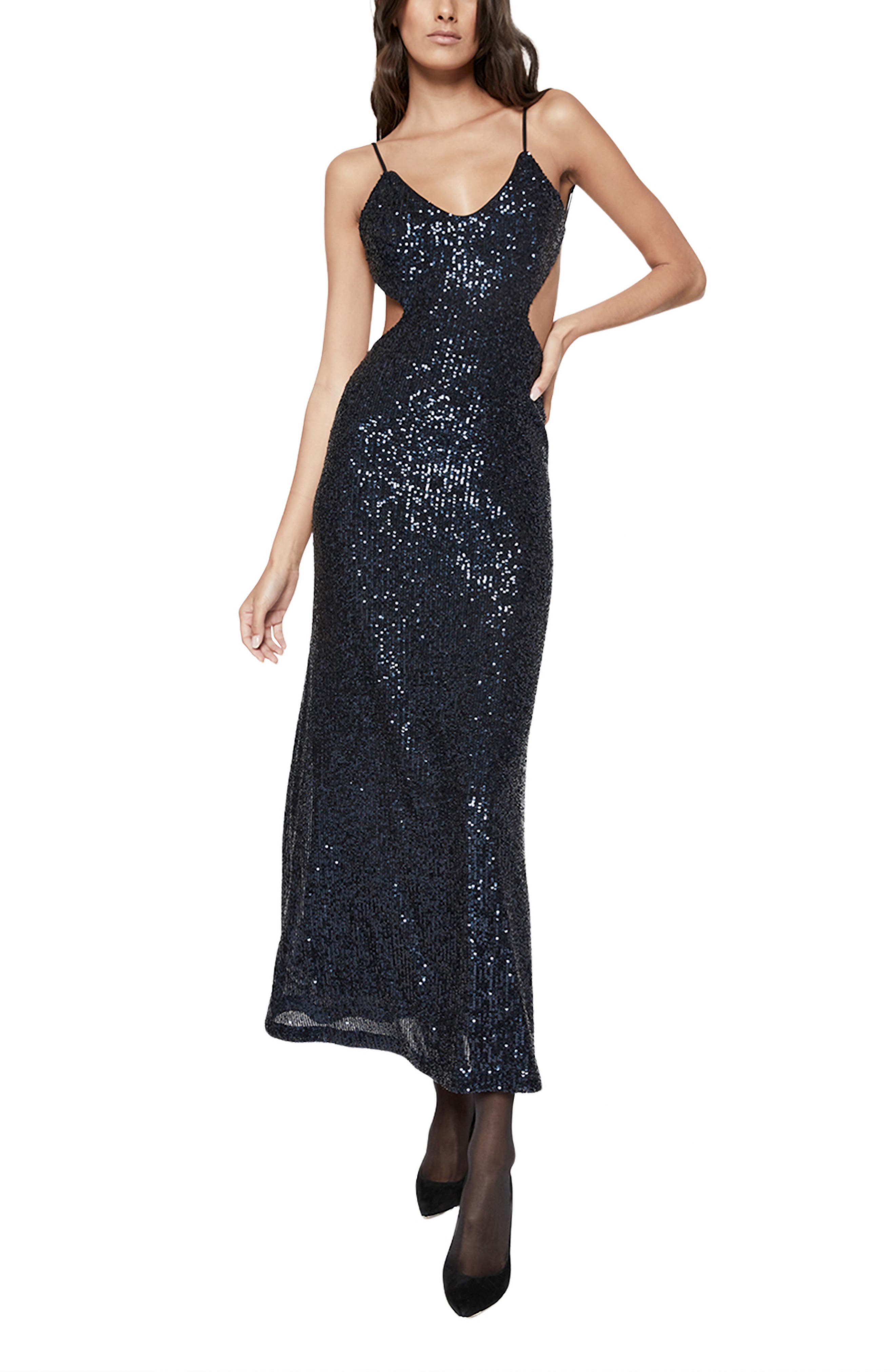 sequin gown