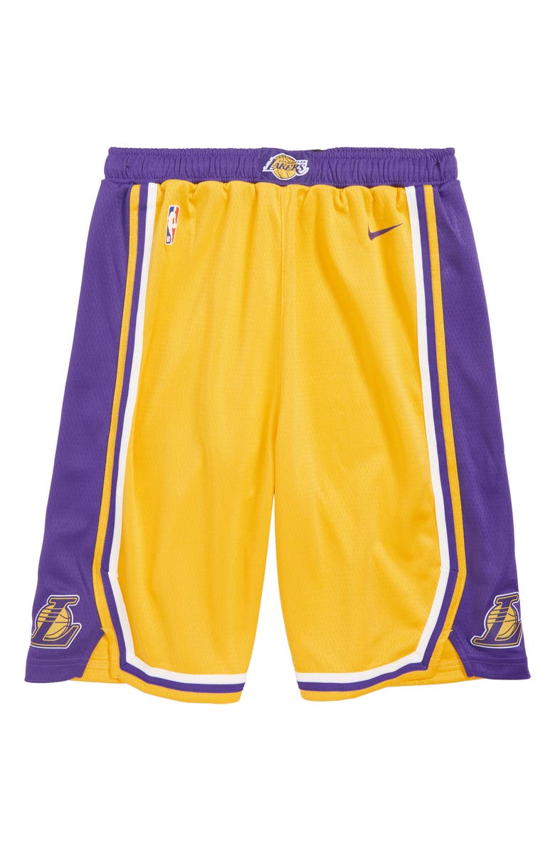Nike Icon Los Angeles Lakers Basketball Shorts (Big Boys) | Nordstrom