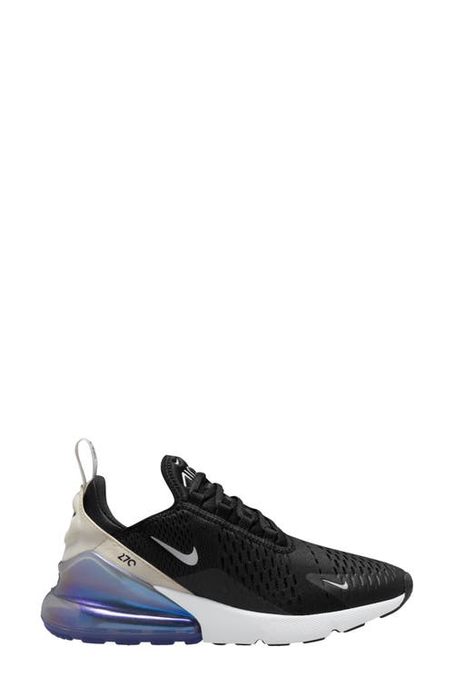 Nike Air Max 270 Sneaker in Black/Silver at Nordstrom, Size 6