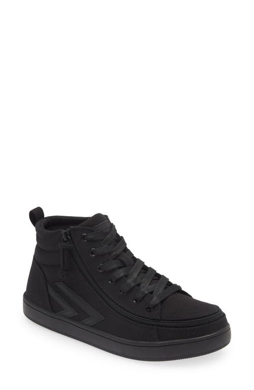 BILLY Footwear CS High Top Sneaker in Black To The Floor
