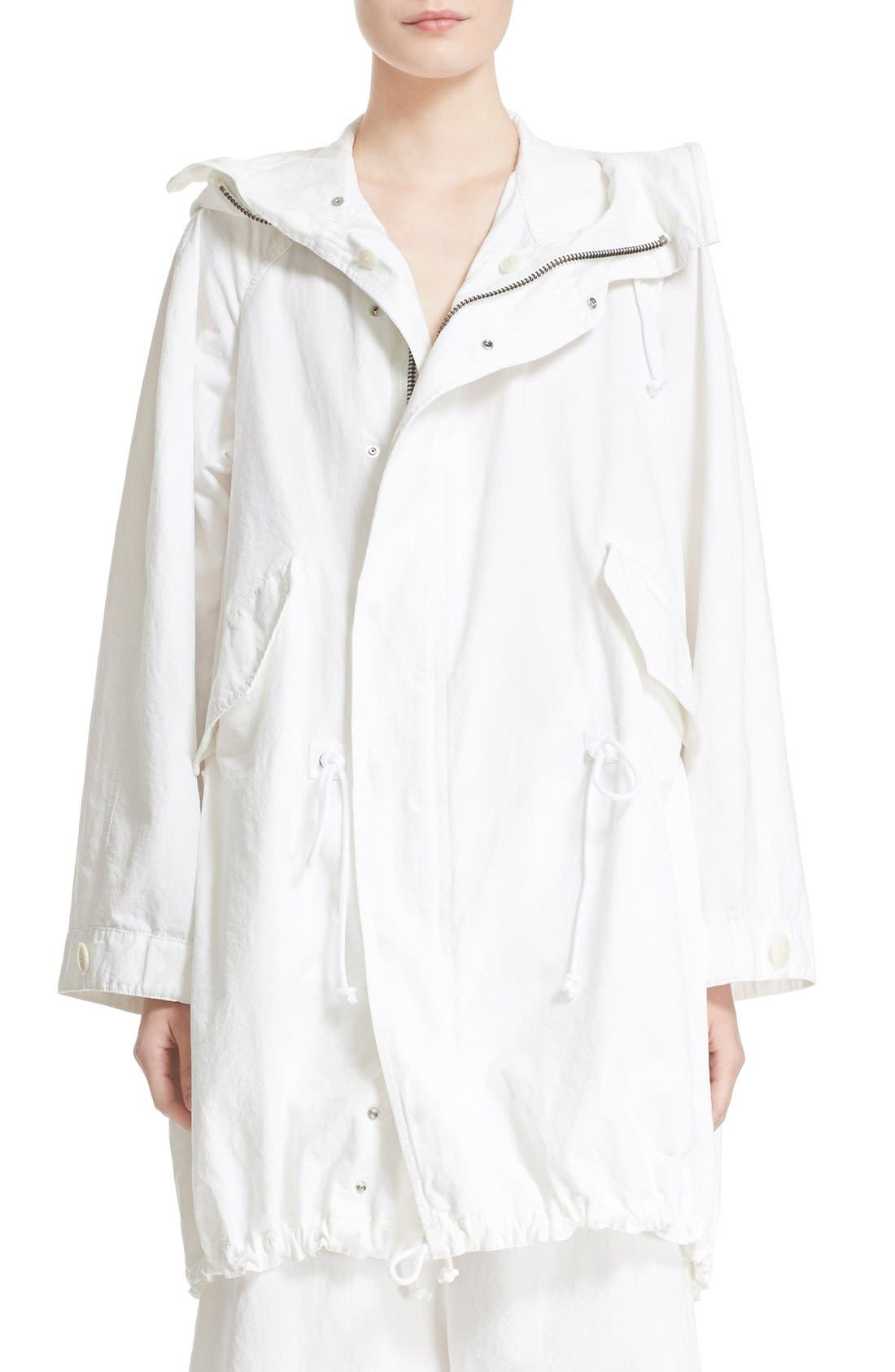 Y's by Yohji Yamamoto 'Mod' Hooded Jacket Nordstrom