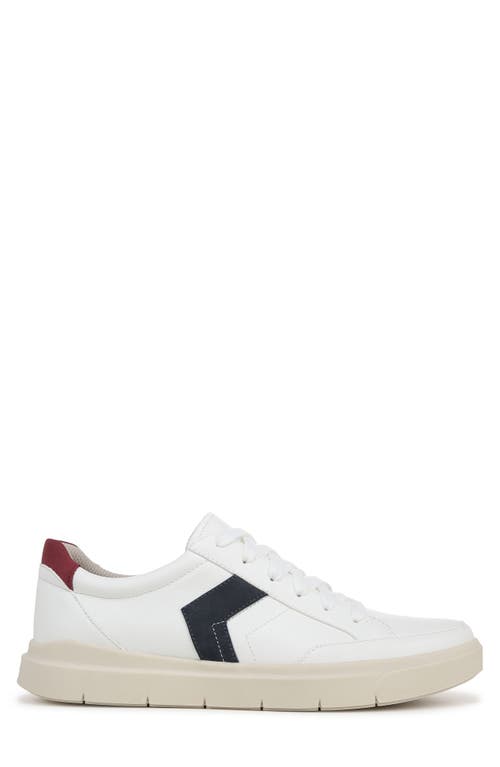 Dr. Scholl's Men's Madison Lace-up Sneaker In White/navy