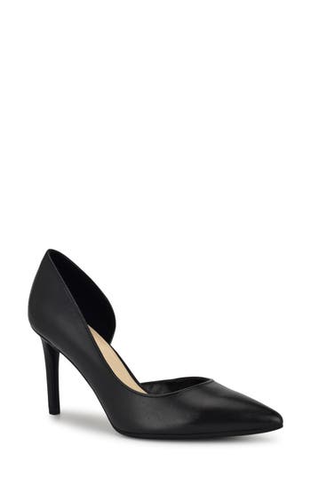 Nine West Everytime D'orsay Pointed Toe Pump In Black