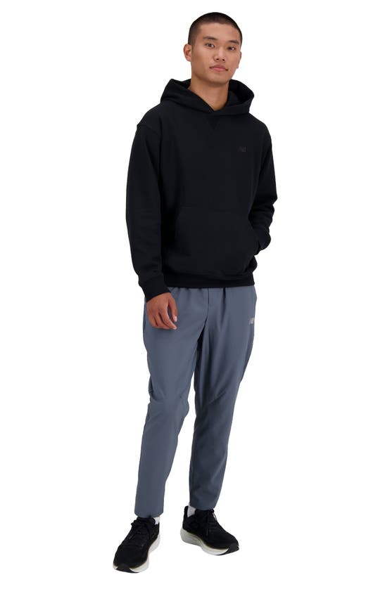 Shop New Balance Athletics Oversize Pullover Hoodie In Black