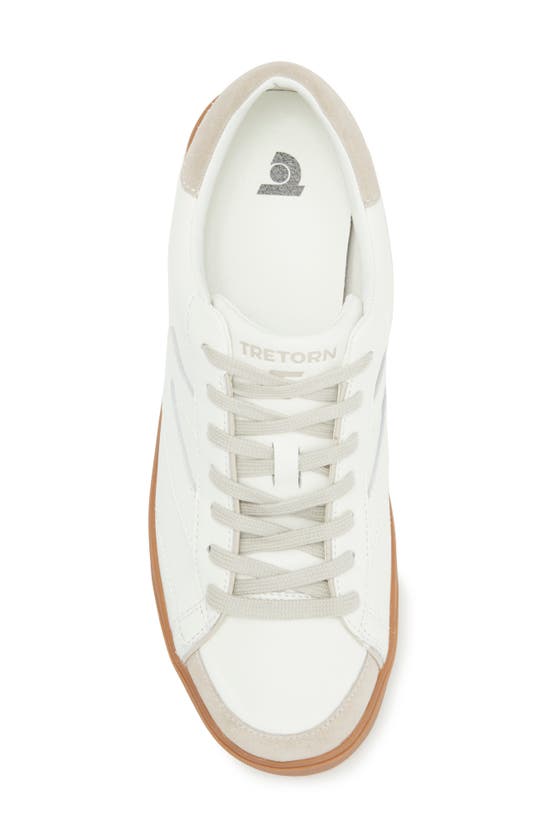 Shop Tretorn Sneaker In White/ Moon Beam