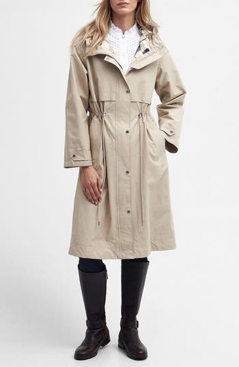 Barbour Lavender Waterproof Hooded Coat | Nordstrom