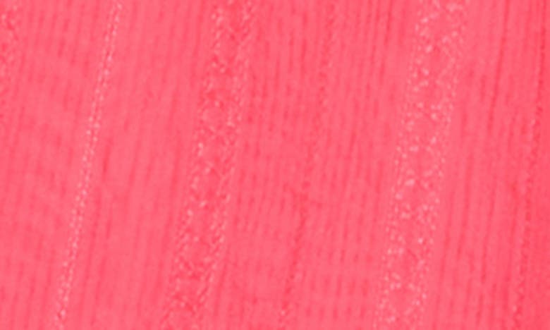 Shop Lovestitch Lace Trim Minidress In Watermelon