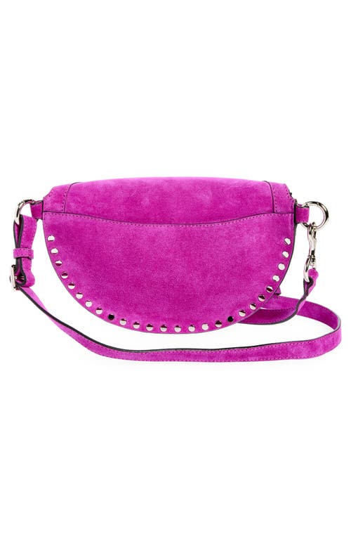 Shop Isabel Marant Skano Stud Crossbody Bag In Pink Lavender