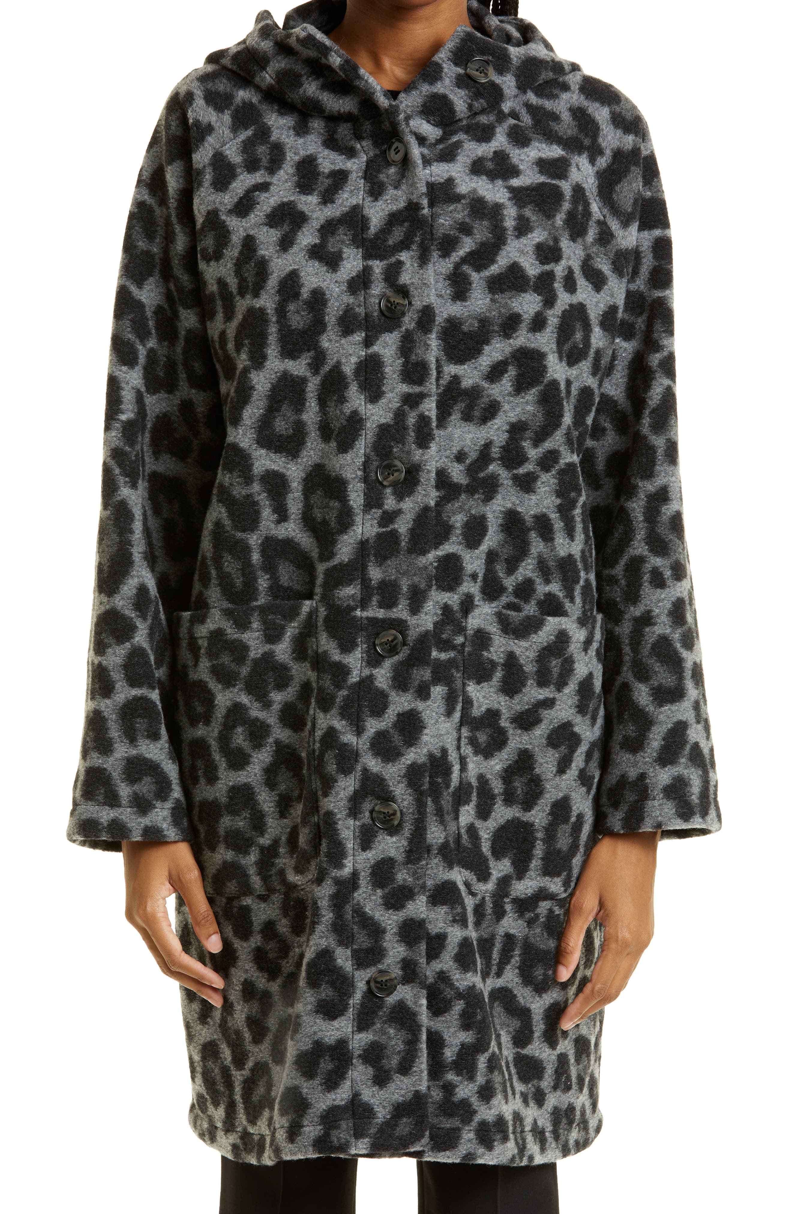 nordstrom leopard coats