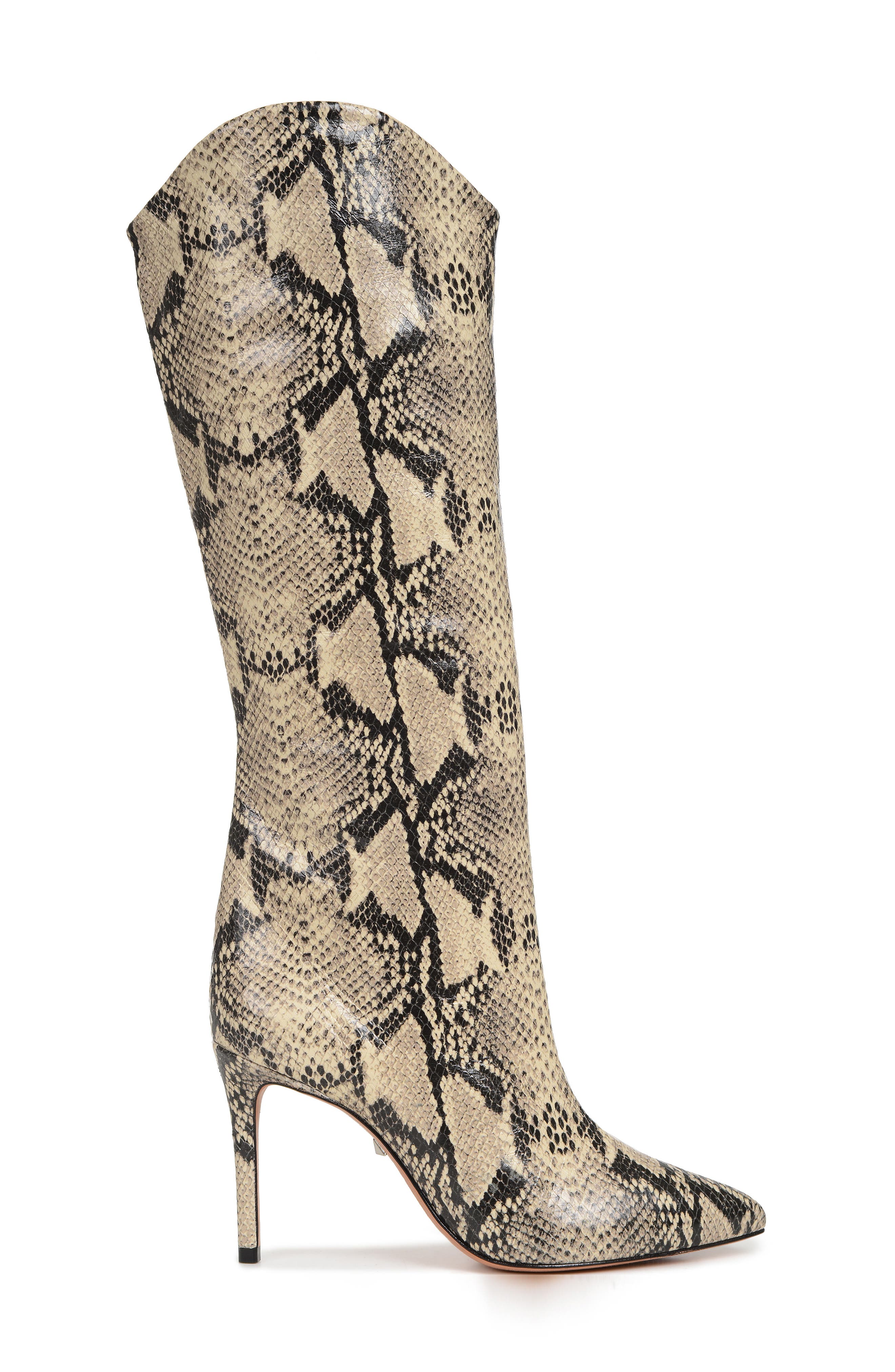 schutz snake print boots