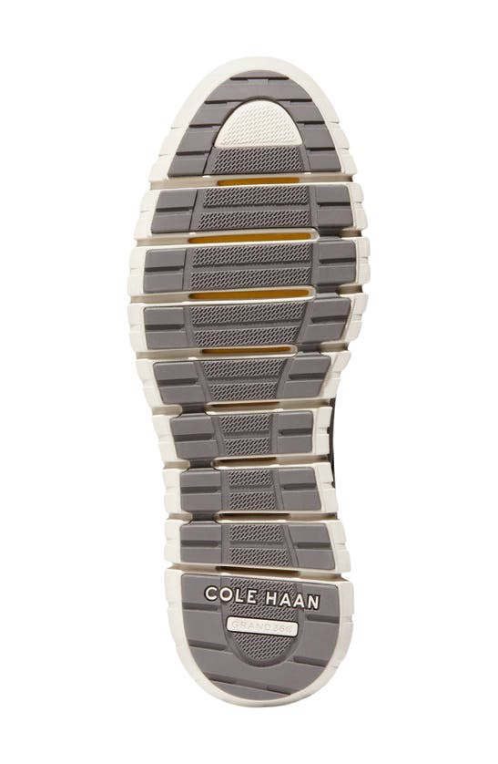 Shop Cole Haan Zerogrand Remastered Plain Toe Derby In Titanium/ Silver Birch