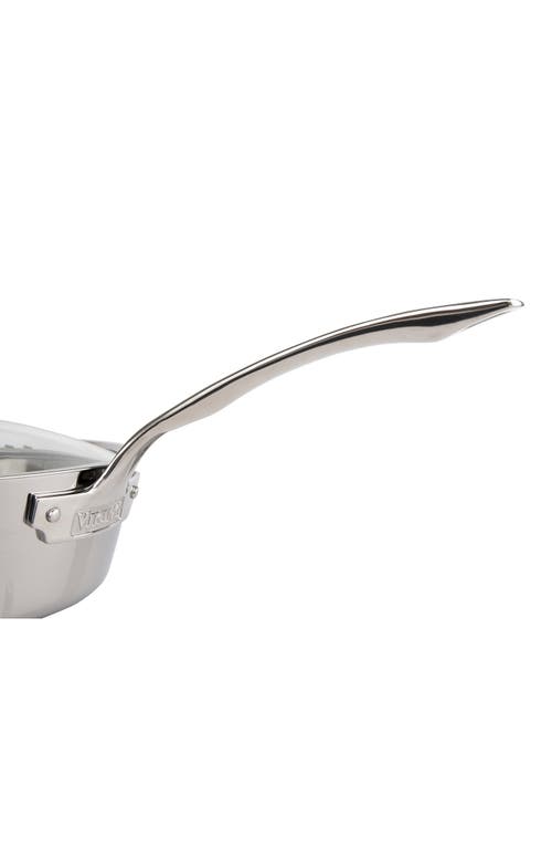 Clipper Viking Contemporary 12" Nonstick Fry Pan In Stainless Steel