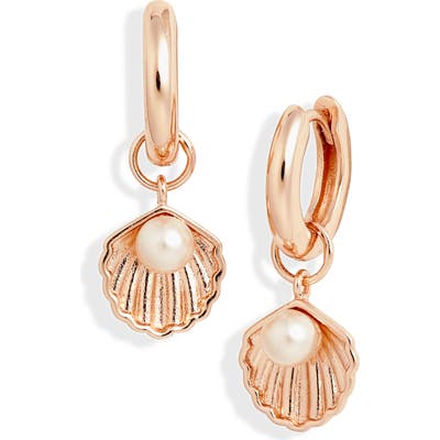 Olivia Burton Imitation Pearl Huggie Earrings