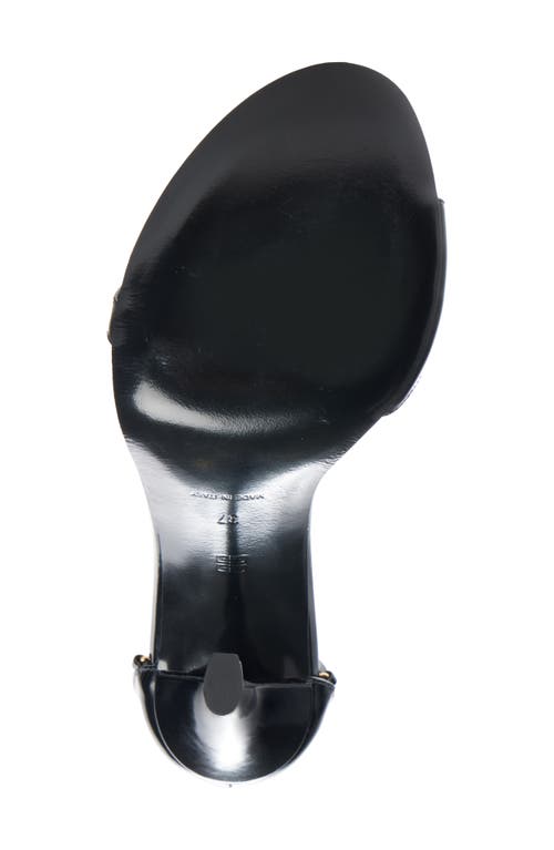 Shop Givenchy 4g Liquid Logo Sandal In Black/golden