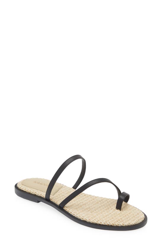 Kaanas Azores Slide Sandal In Black