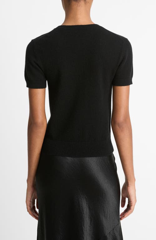 Vince Crewneck Tee In Black