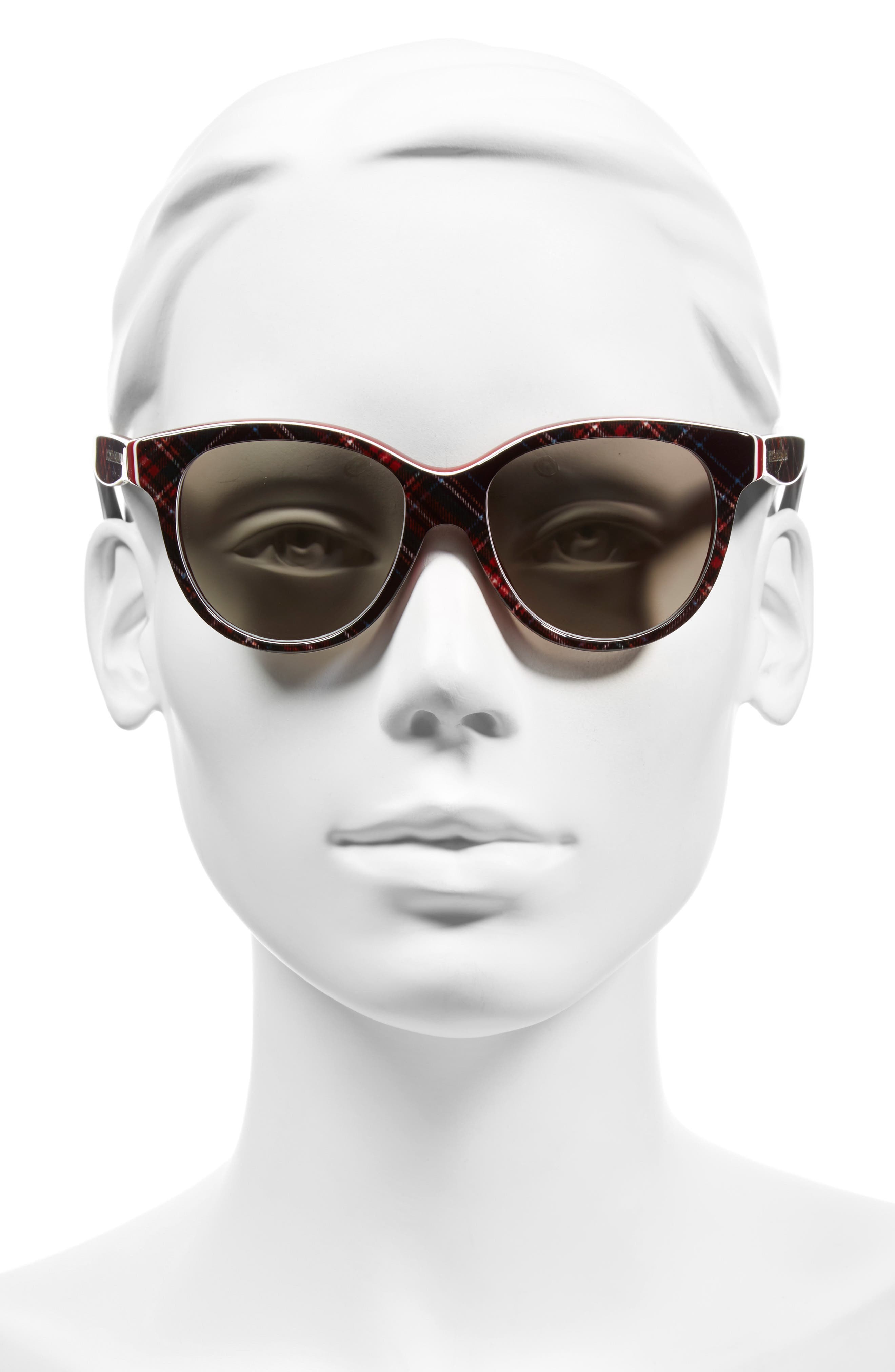 dolce & gabbana 49mm round sunglasses