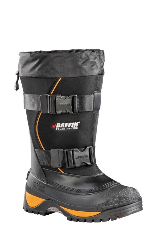 Baffin Wolf Waterproof Snow Boot in Black/exp.gold