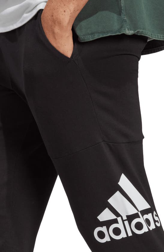 Shop Adidas Originals Adidas Essentials Tapered Joggers In Black