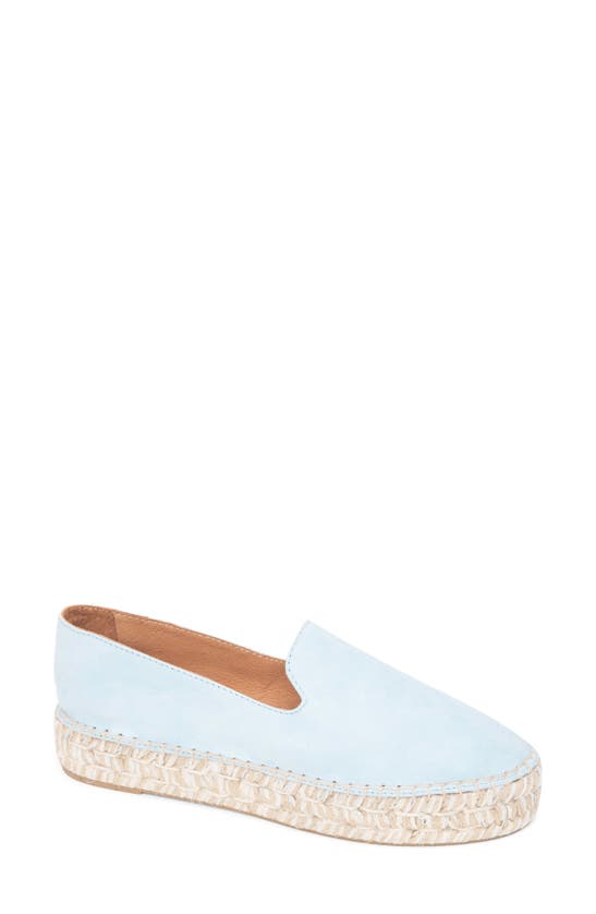 Shop Patricia Green Avery Platform Epsadrille Flat In Sky Blue