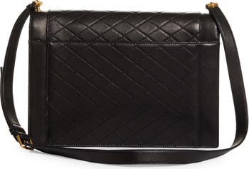 Saint Laurent - Gaby Quilted-leather Pouch - Womens - Black