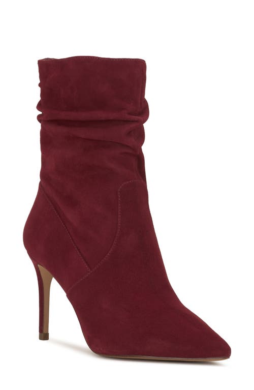 Siantar Slouch Pointed Toe Bootie in Malbec