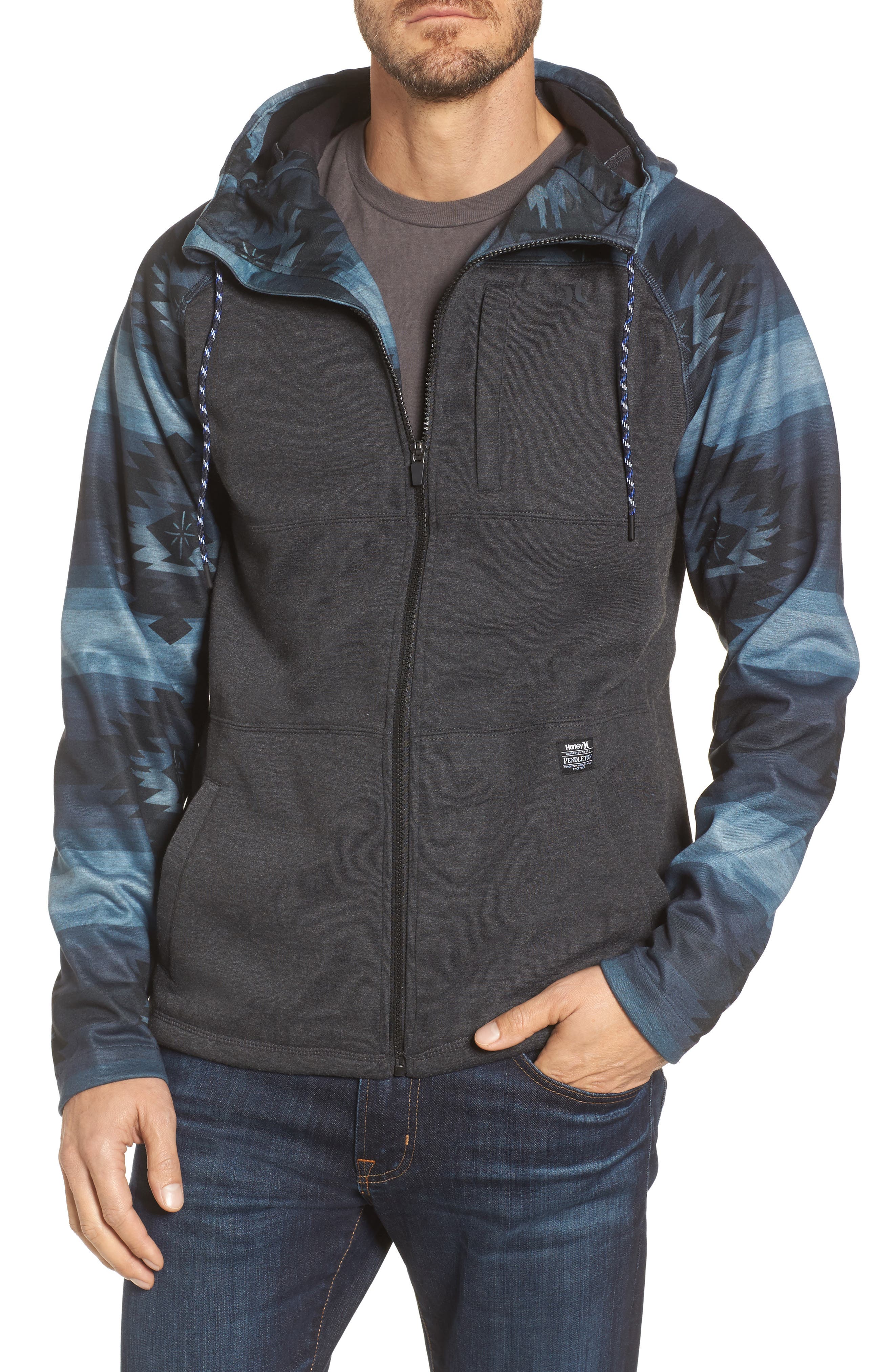 hurley pendleton hoodie