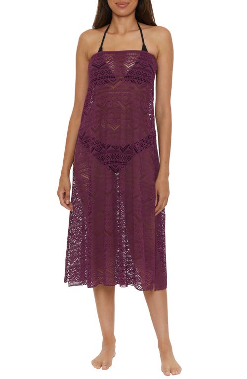 Shop Becca Color Play Multifit Cover-up Skirt In Aubergine