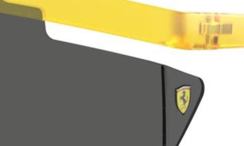 Shop Scuderia Ferrari 140mm Irregular Sunglasses In Grey