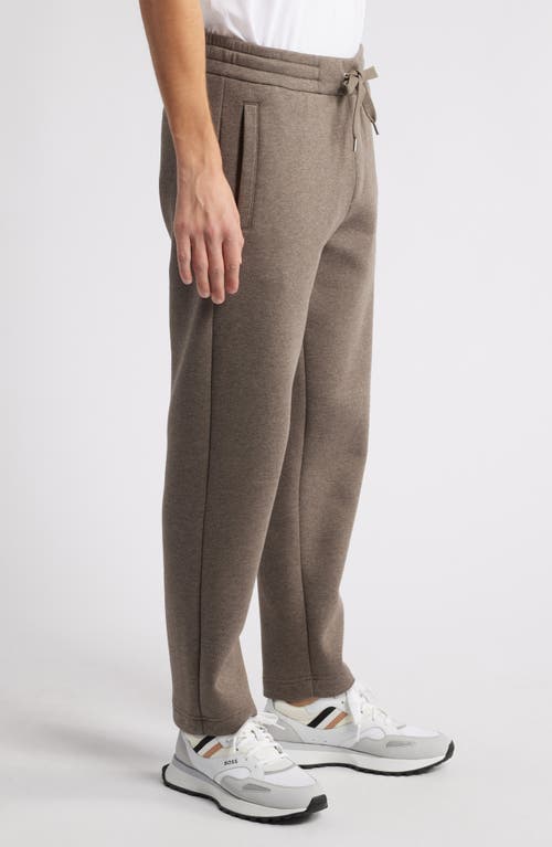 Shop Hugo Boss Boss Levette Cotton Blend Sweatpants In Dark Beige