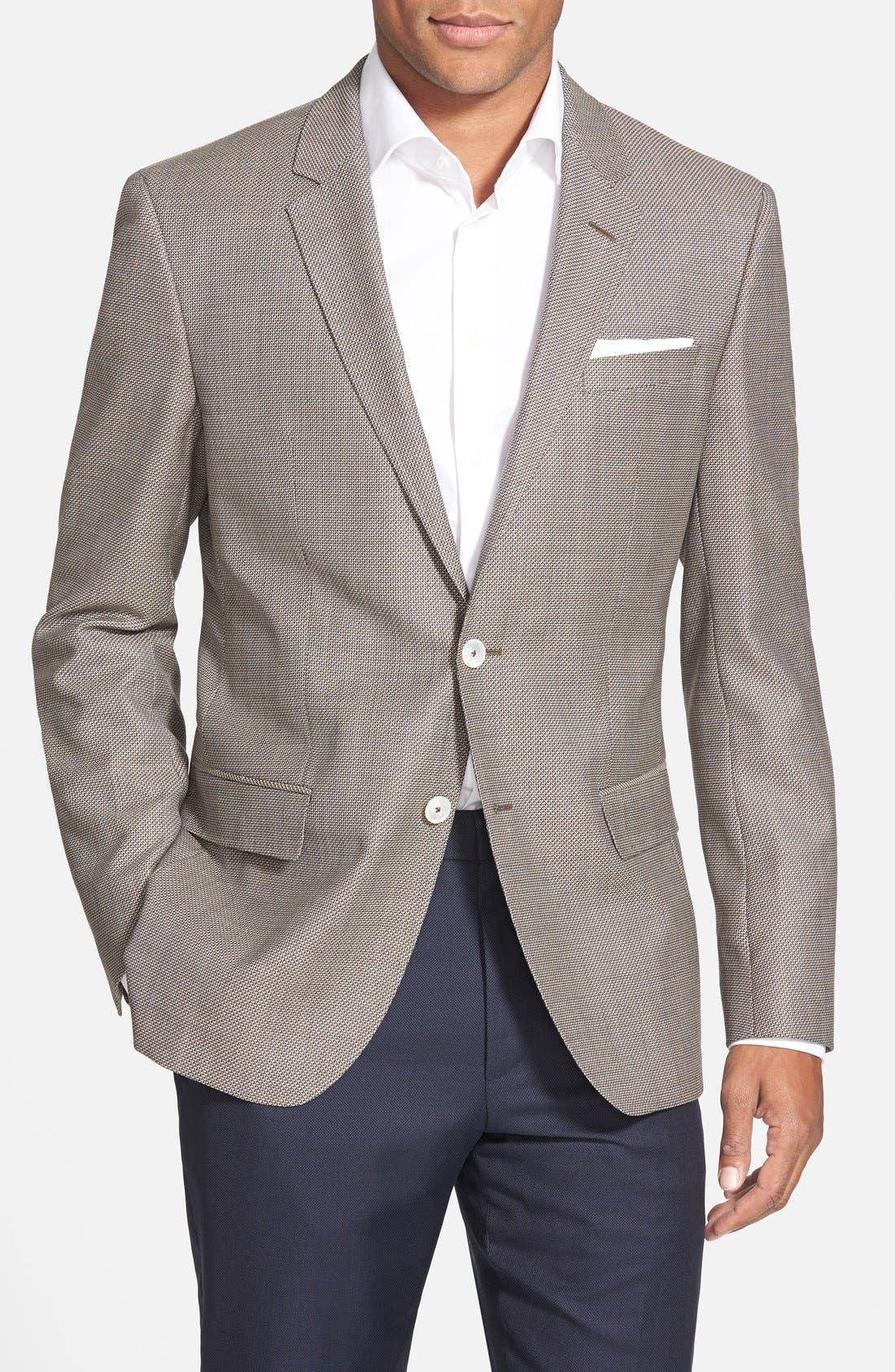 BOSS 'Hutsons' Trim Fit Wool Blazer | Nordstrom