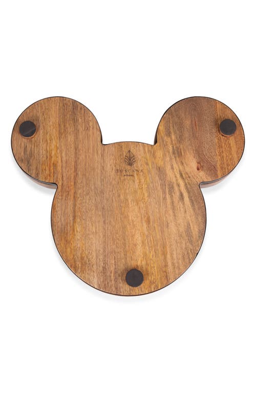 Picnic Time X Disney Mickey Mouse Wood Serving Tray In Brown