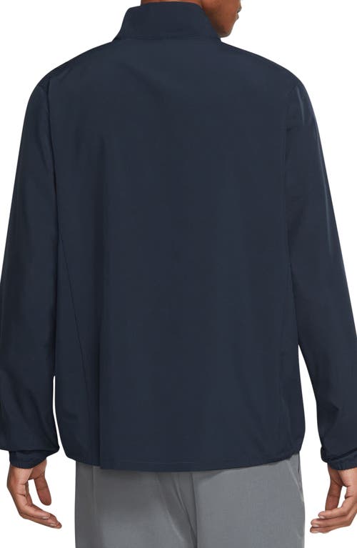 Shop Nike Form Dri-fit Versatile Jacket In Obsidian/silver