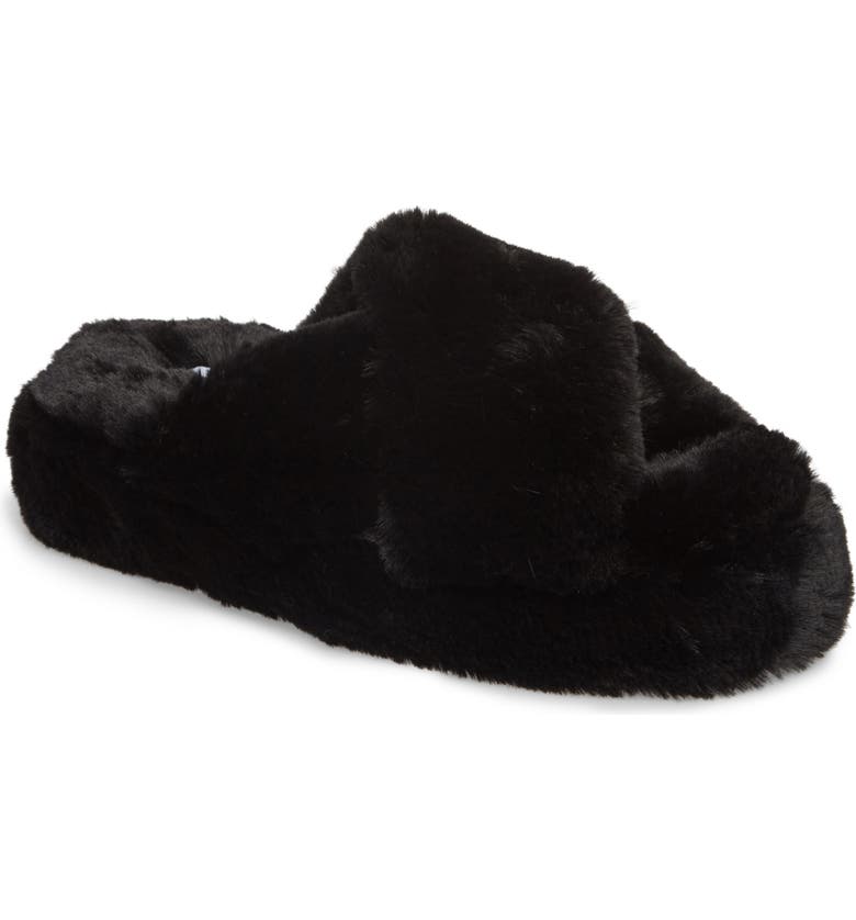 Steve Madden Comfy Faux Fur Slipper (Women) | Nordstrom