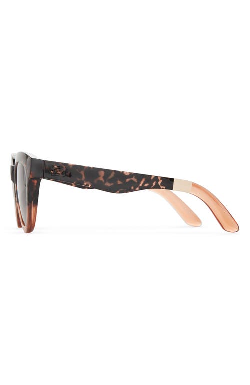 Toms Florentin 52mm Cat Eye Sunglasses In Tortoise Apricot Crystal Fade
