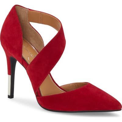 Jessica Simpson Pintra Pointed Toe Pump- Red