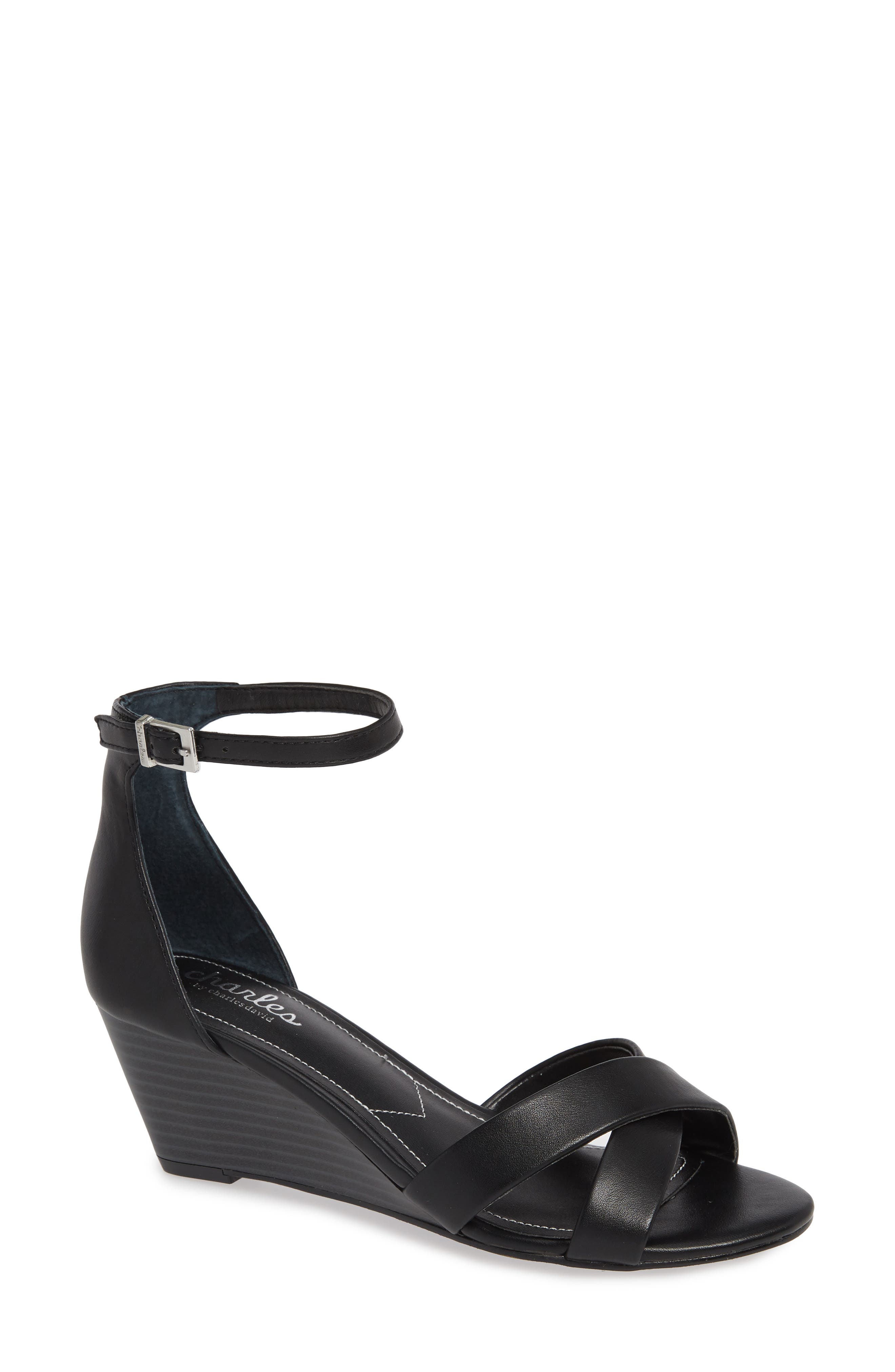 charles by charles david ankle strap flat sandals