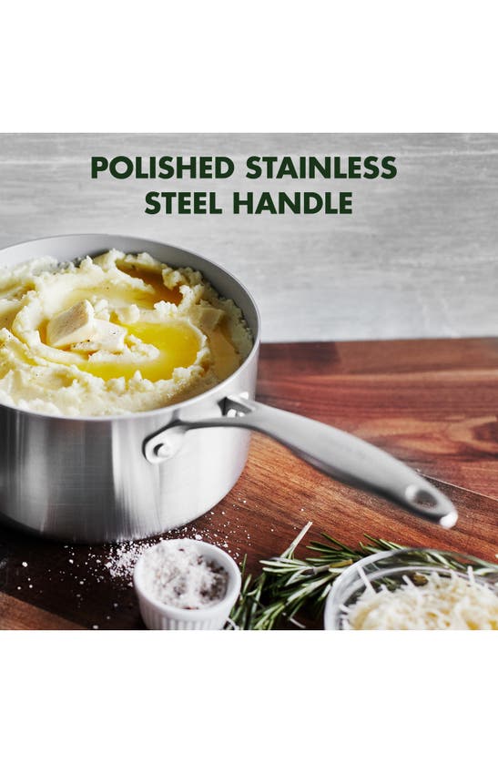 Greenpan Venice Pro Set Of 2 Ceramic Nonstick Saucepans With Glass Lids