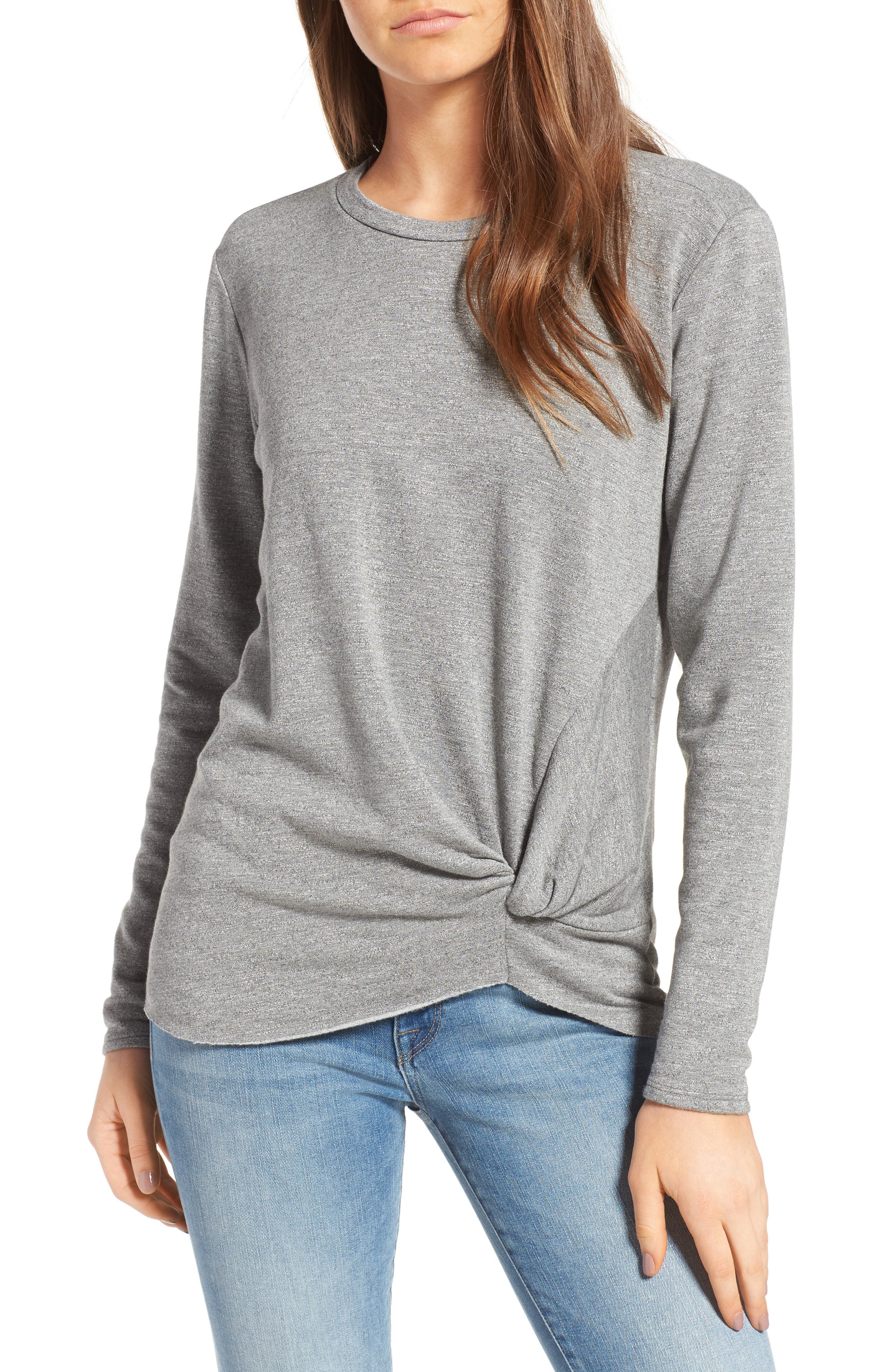 Stateside Front Twist Fleece Sweatshirt