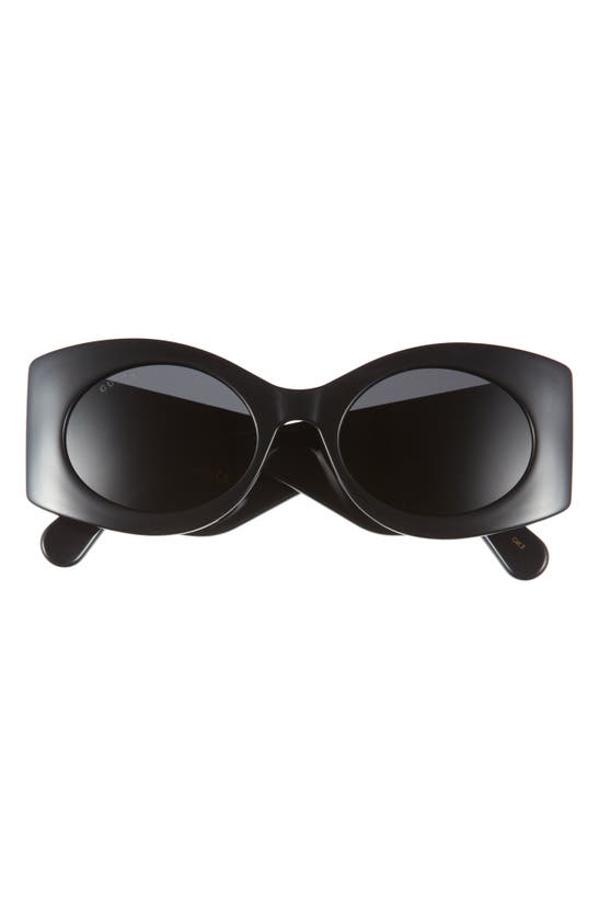 Gucci 53mm Square Sunglasses In Black Grey