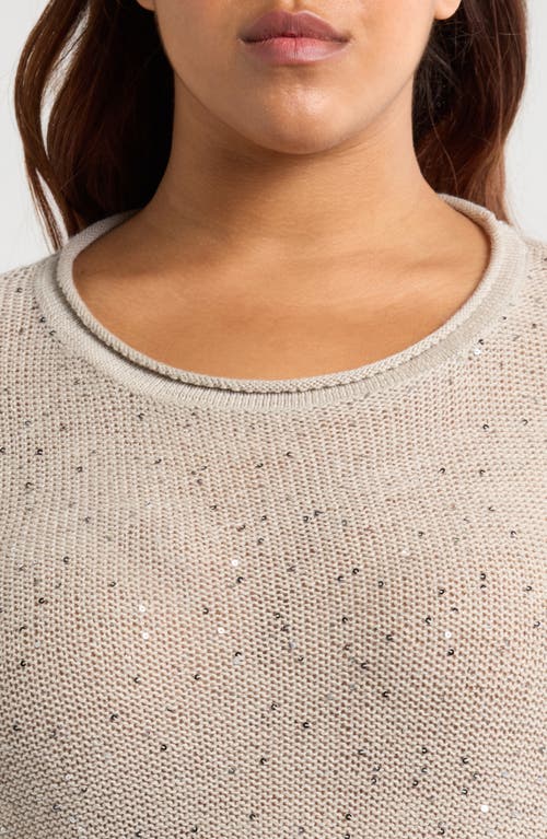 EILEEN FISHER EILEEN FISHER SEQUIN MERINO WOOL SWEATER