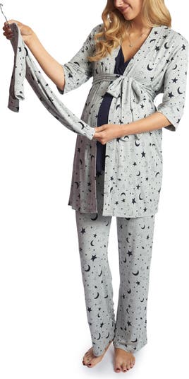 Women's Maternity Pajamas - Grey Melange