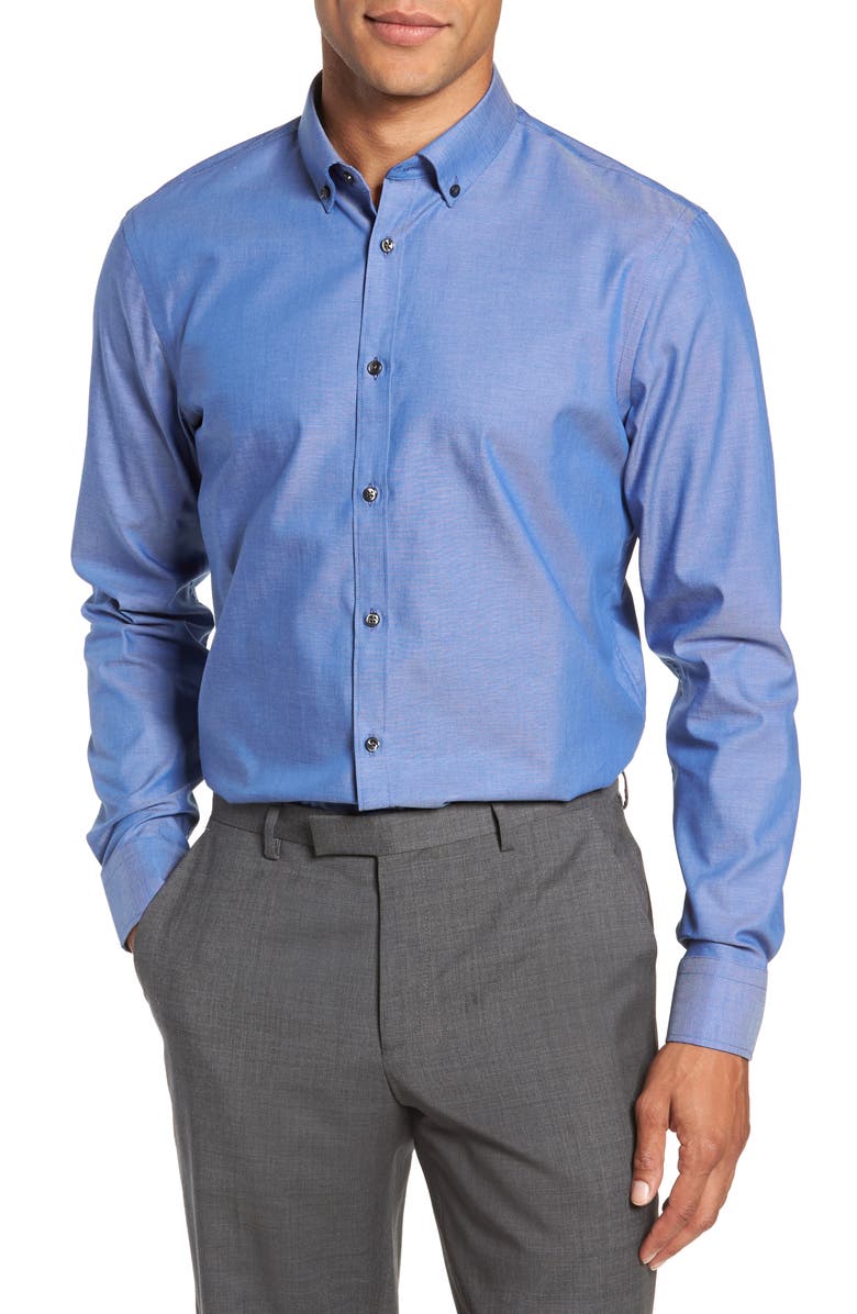 Nordstrom Men's Shop Extra Trim Fit Non-Iron Dress Shirt | Nordstrom