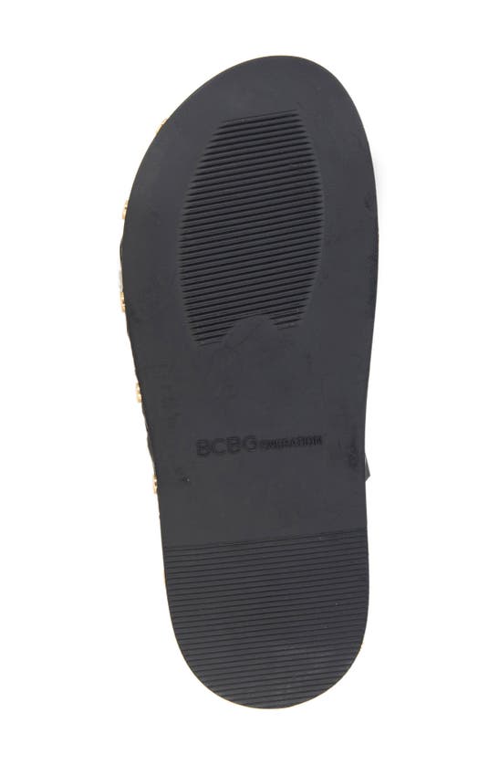 Shop Bcbgeneration Bindie Slide Sandal In Black